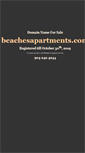 Mobile Screenshot of beachesapartments.com